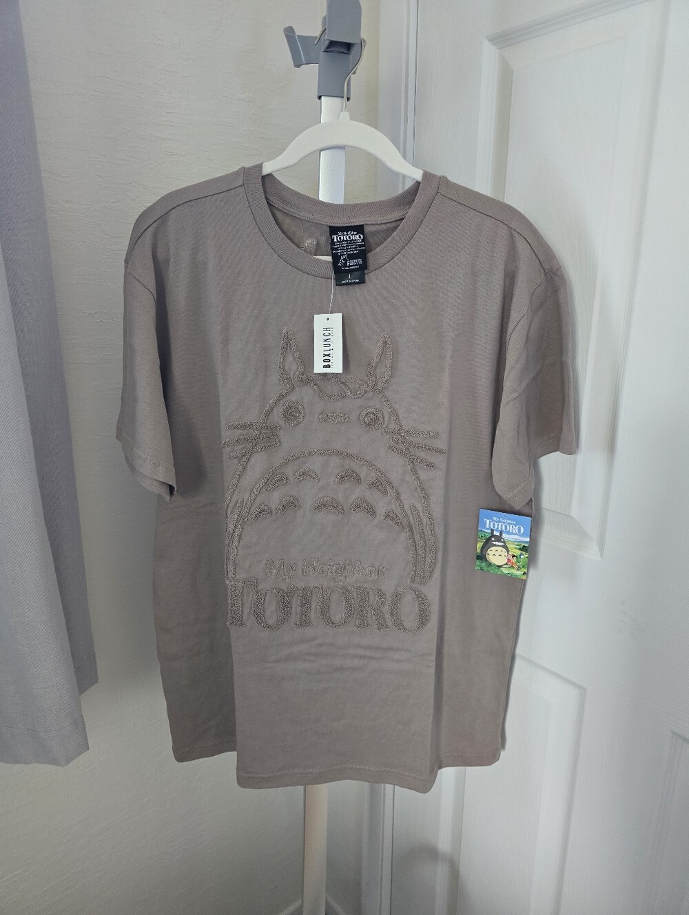 My Neighbor Totoro Chenille Tshirt - Taupe